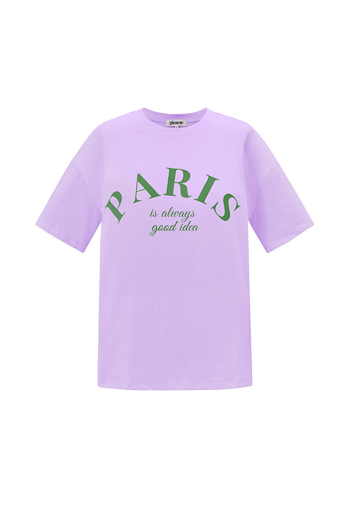 Cotton Women's T-shirt Casual Letters