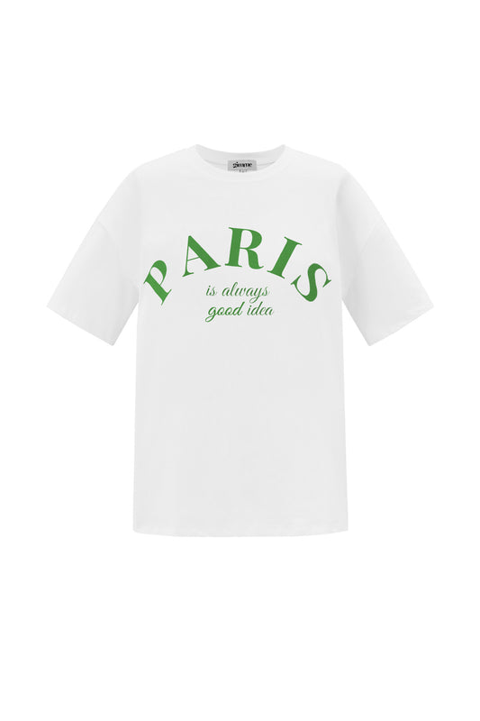 Cotton Women's T-shirt Casual Letters