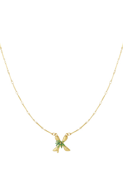 Happy Initials necklace with charms
