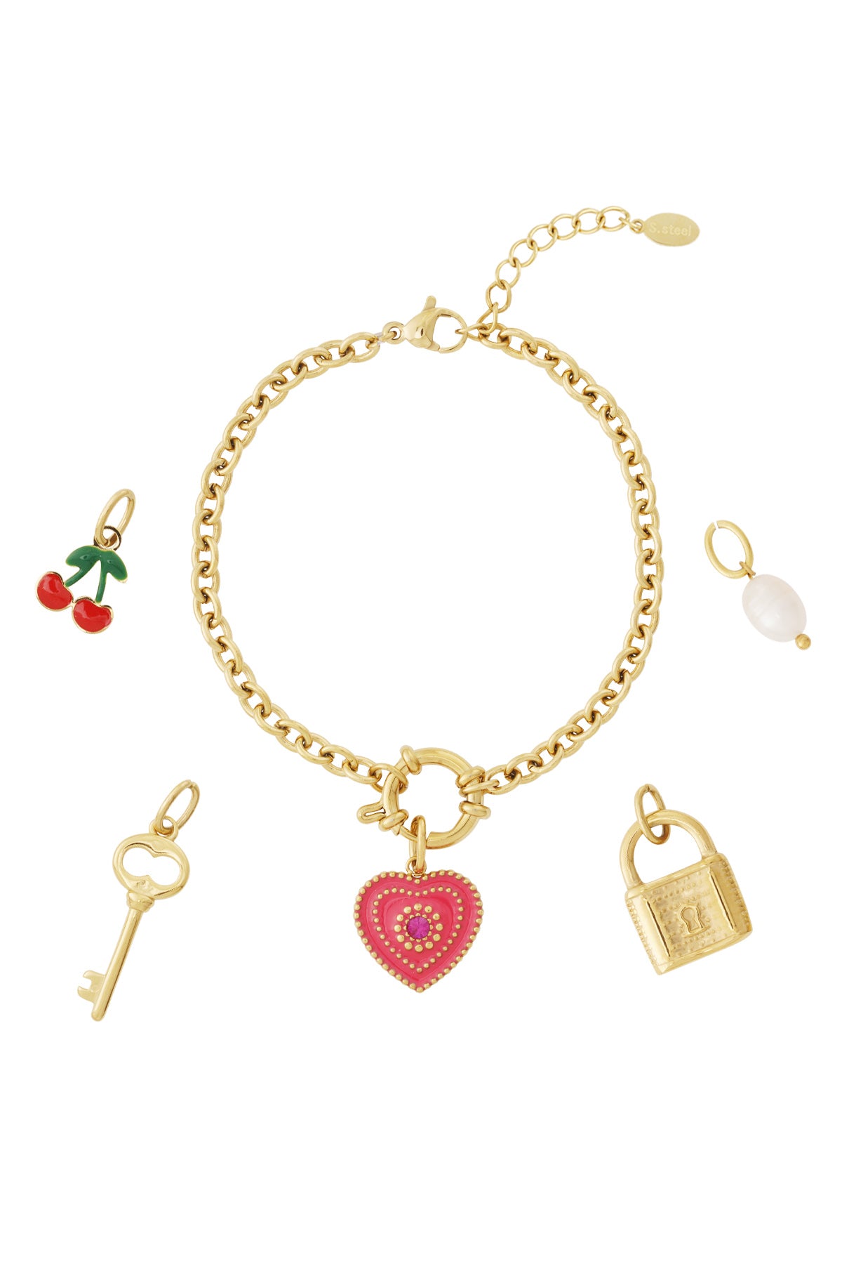 Heart DIY bracelet