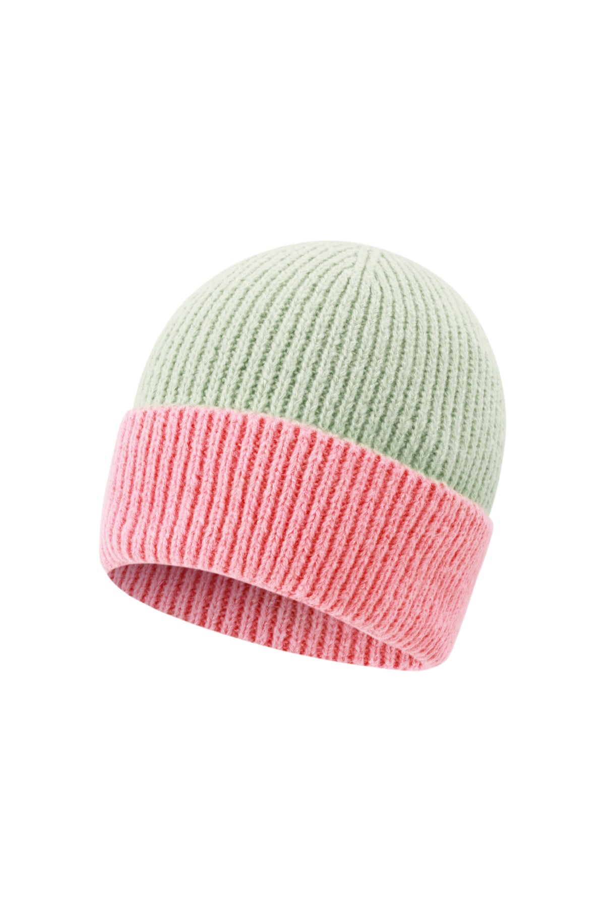 Colored winter hat
