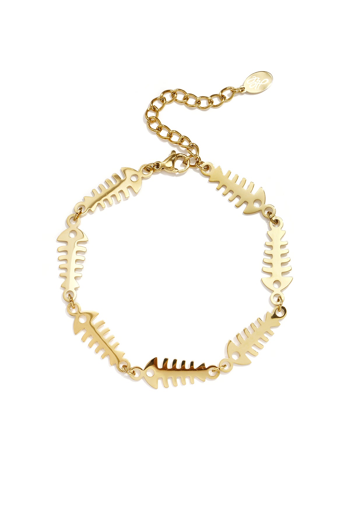 Edelstahl-Kettenarmbänder, Fisch-Design, schlichte Alltagsserie, Damenschmuck