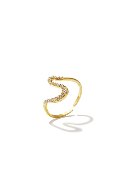 Statement-Ringe aus Edelstahl, schlichte Linien, schlichte Alltags-Serie, Damenschmuck