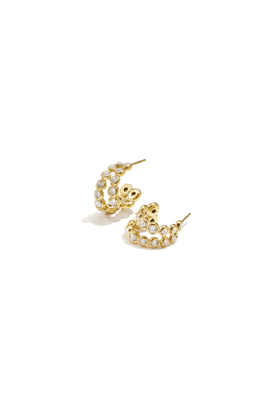 Edelstahl-Creolen, schlicht, elegant, für jeden Tag – Damenschmuck