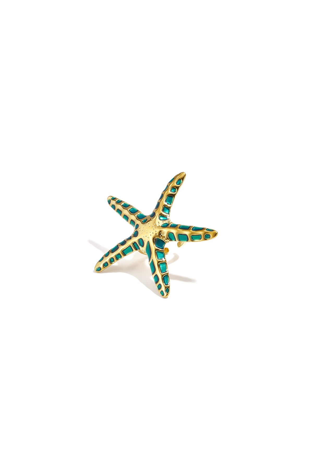 Statement-Ringe aus Edelstahl, Seestern-Motiv, Urlaubs-/Strand-Serie, romantischer Damenschmuck