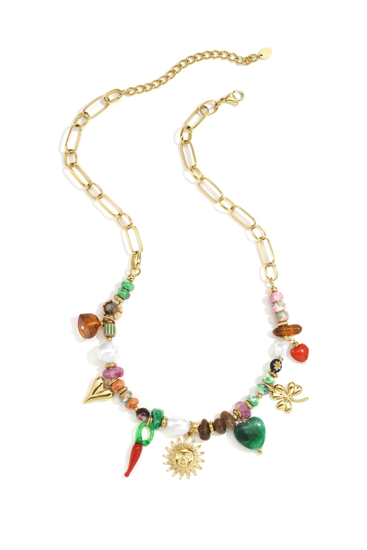 Beaded Necklaces Heart sun Beads Casual Daily Ethnic Series Women's jewelry