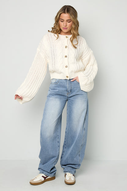 Cable Cardigan