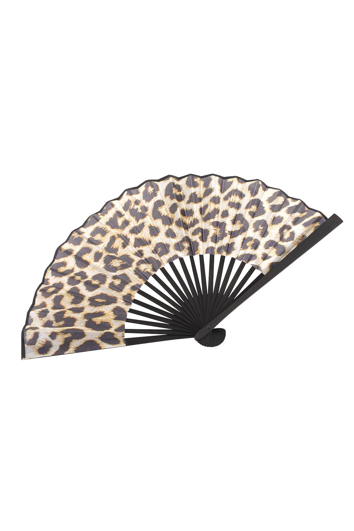 Faltfächer mit Leopardenmuster