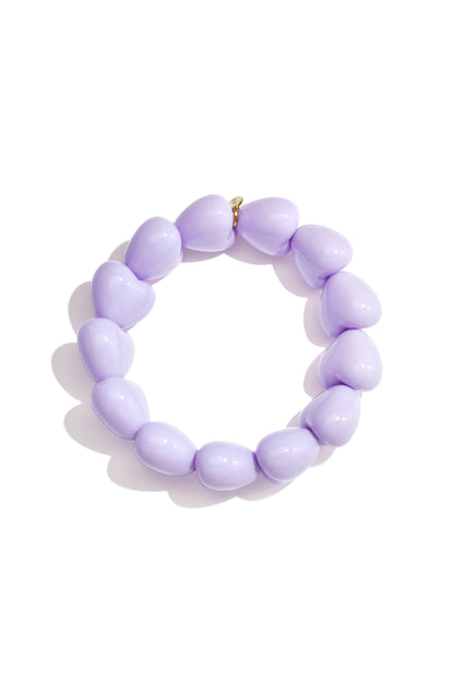 Armband mit kleinem Herz aus 13 Perlen