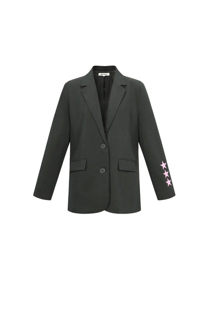 Woven Polyester Fiber Women's Suit Set Casual Letters Design