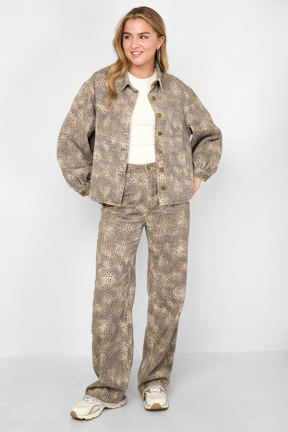 the cow girl & loving leopard jeans