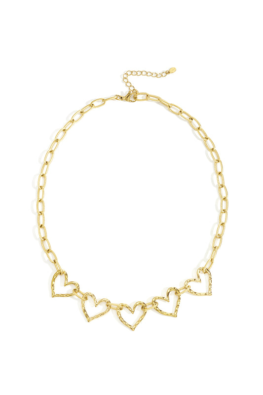 Stainless Steel Chain Necklaces Heart Casual Daily Simple Series Women's jewelry