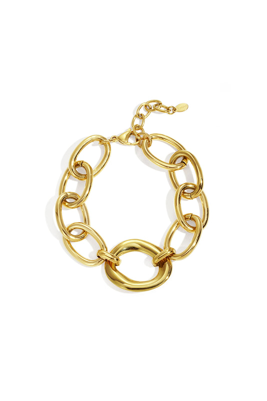Stainless Steel Chain Bracelets Chain Casual Daily Simple Series Women's jewelry