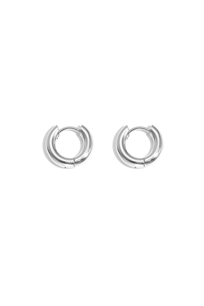 Basic hoop earrings - mini Stainless Steel