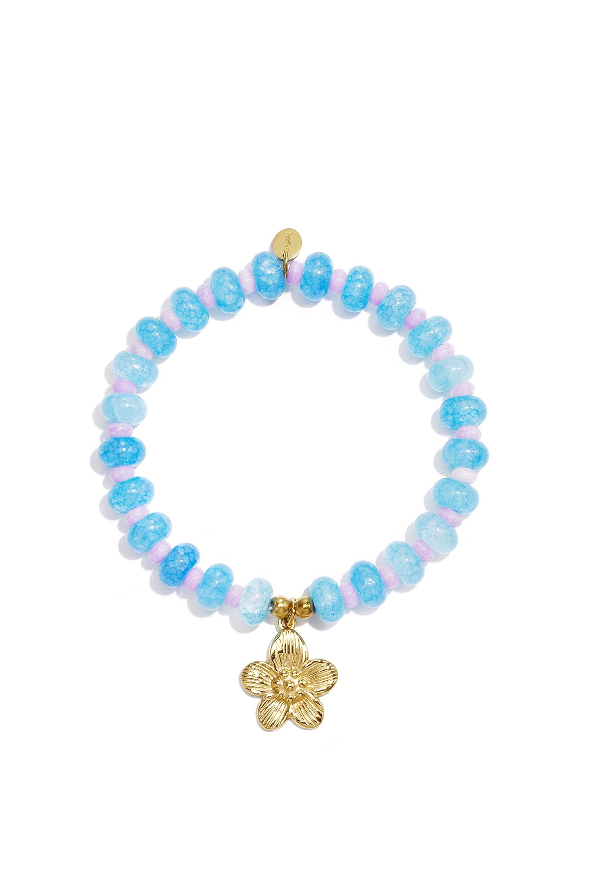 Armbänder aus Glasperlen, Blumenmuster, lässig-schlichte Serie, Damenschmuck