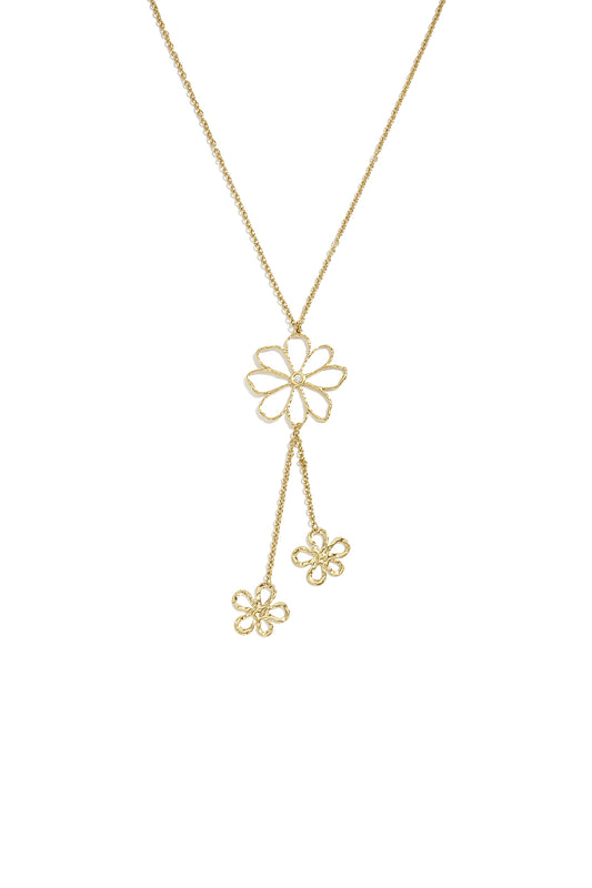 Edelstahl-Anhänger, Blumen-Serie „Schlicht und alltagstauglich“, Damenschmuck