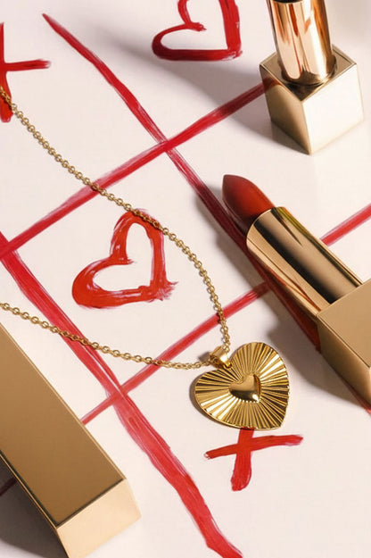 Stainless Steel Pendant necklaces Heart Casual Daily Simple Series Women's jewelry