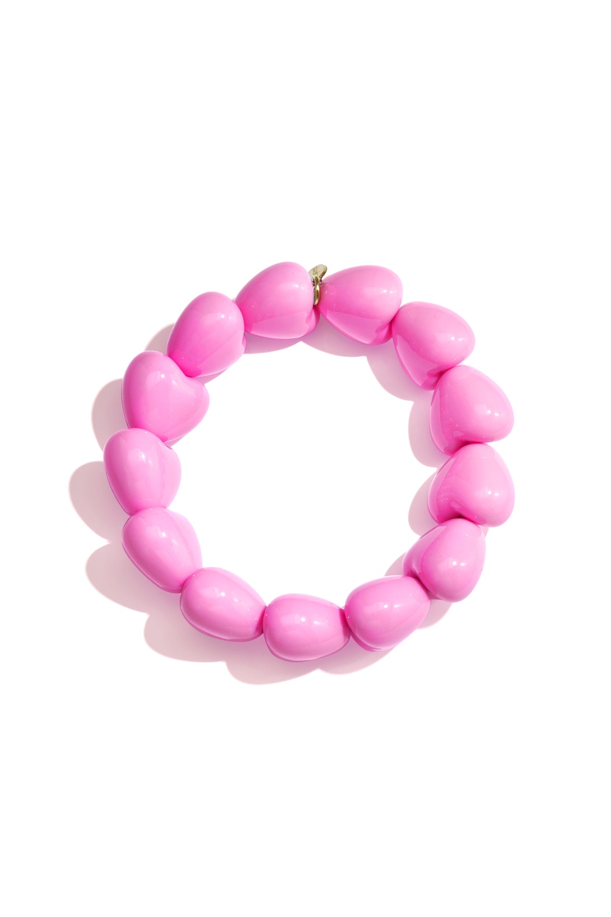 Armband mit kleinem Herz aus 13 Perlen