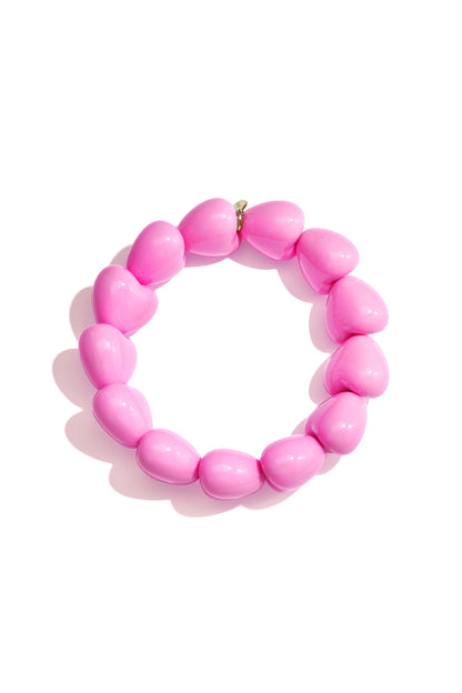 Armband mit kleinem Herz aus 13 Perlen