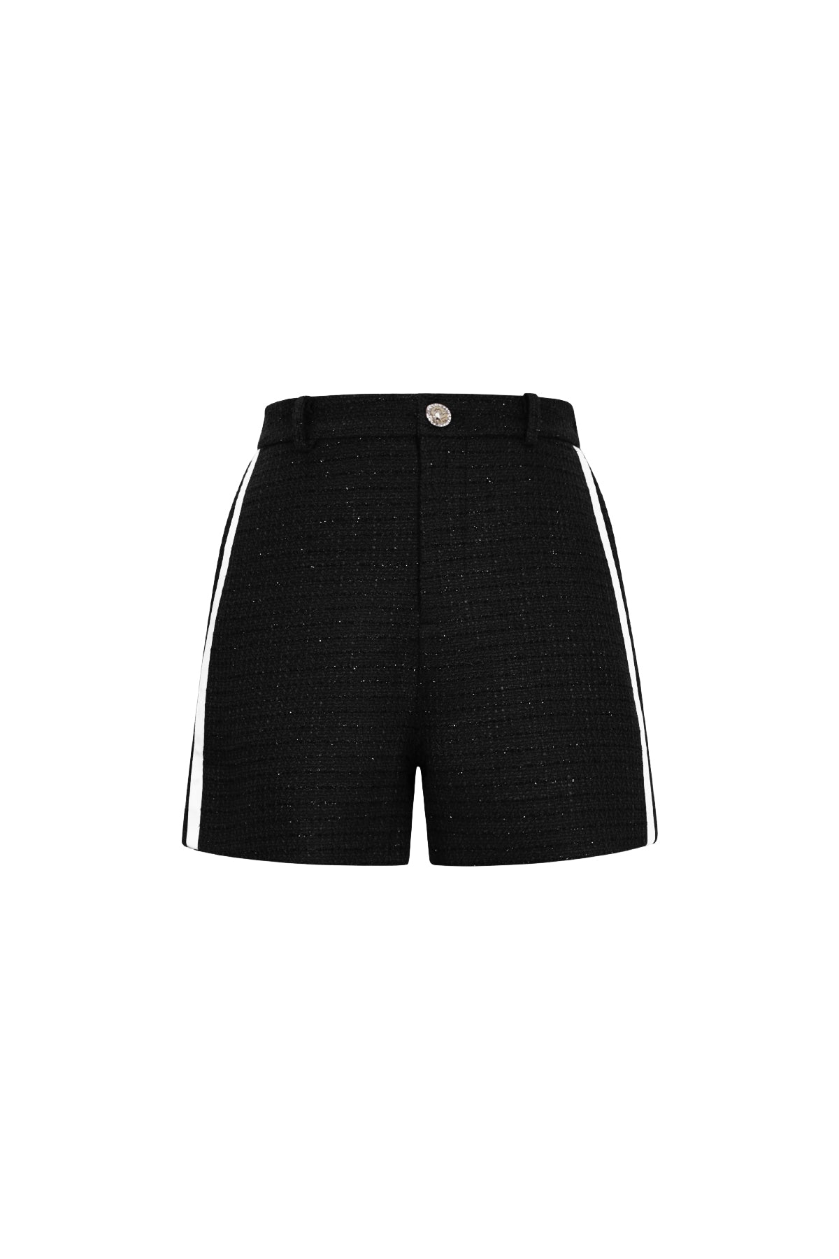Woven Polyester Fiber Women's Shorts Elegant Plaid Fall/Winter