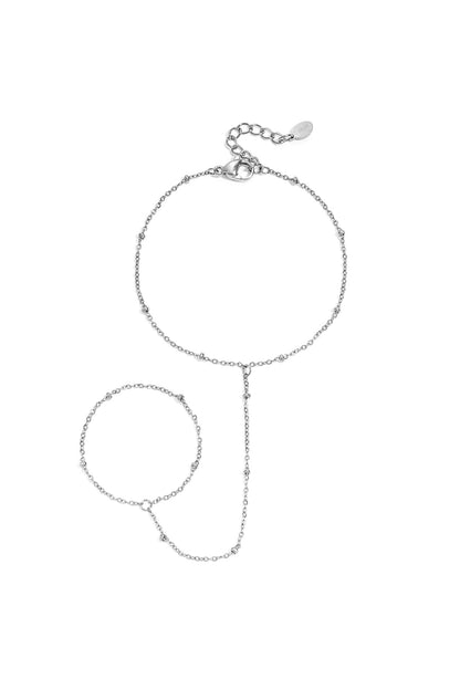 Handkette mit Perlenverzierungen