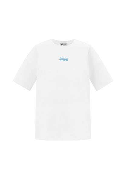 Cotton Knitted Women's T-shirt Casual Letters