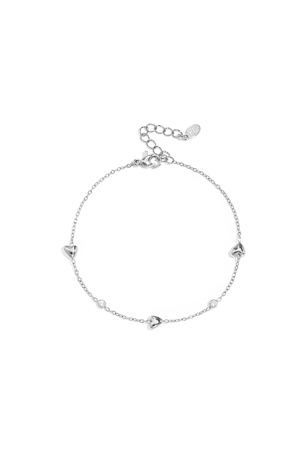 Armband mit gefüllten Herzen