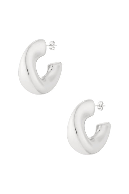 Make a Statement hoop earrings