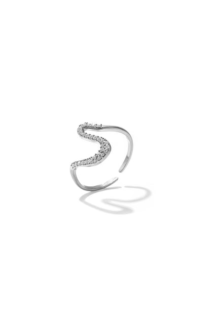 Statement-Ringe aus Edelstahl, schlichte Linien, schlichte Alltags-Serie, Damenschmuck