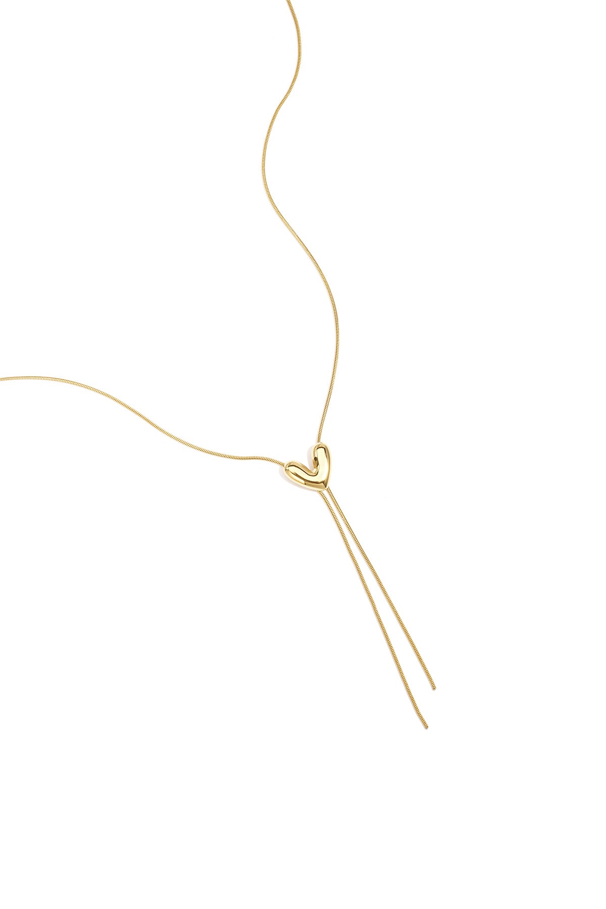 Halsketten mit Herzanhänger aus Edelstahl, lässige und schlichte Serie, Damenschmuck
