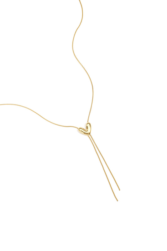Halsketten mit Herzanhänger aus Edelstahl, lässige und schlichte Serie, Damenschmuck