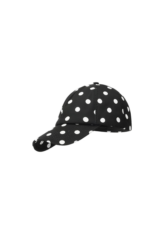 Baseballkappe mit Polka Dots, klassisch, Polyester, Alltagsaccessoire