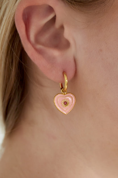 Heartfelt charm Earrings
