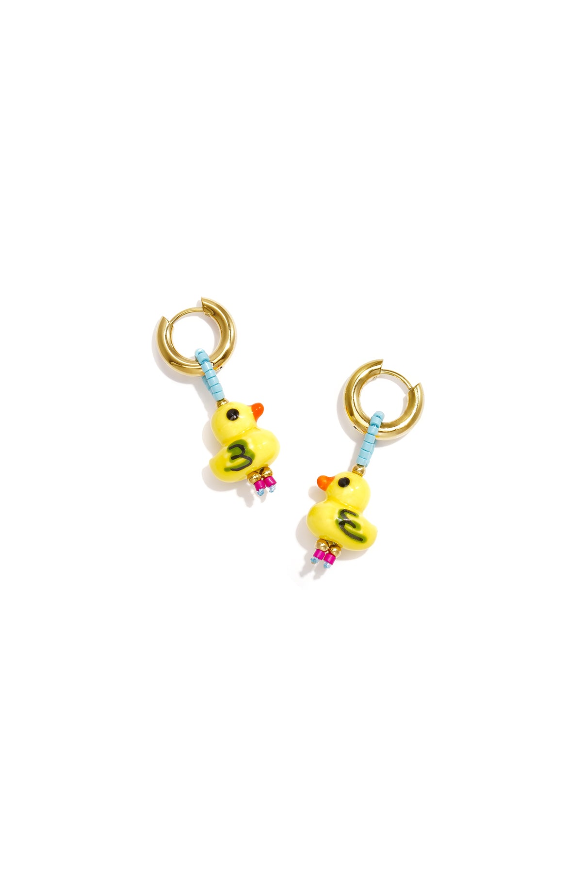 Ohrringe aus Edelstahlperlen, Tiermotiv, niedlich, schlicht, für den Alltag, Damenschmuck