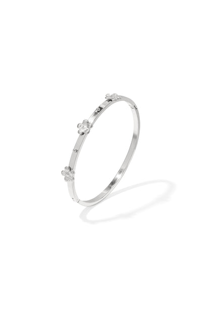 Bangle with floral details