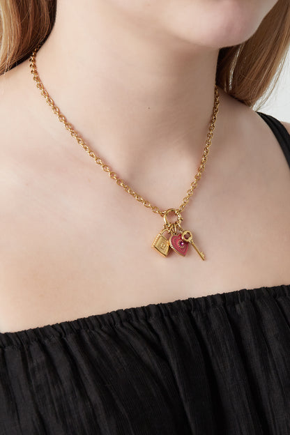 Heart DIY necklace