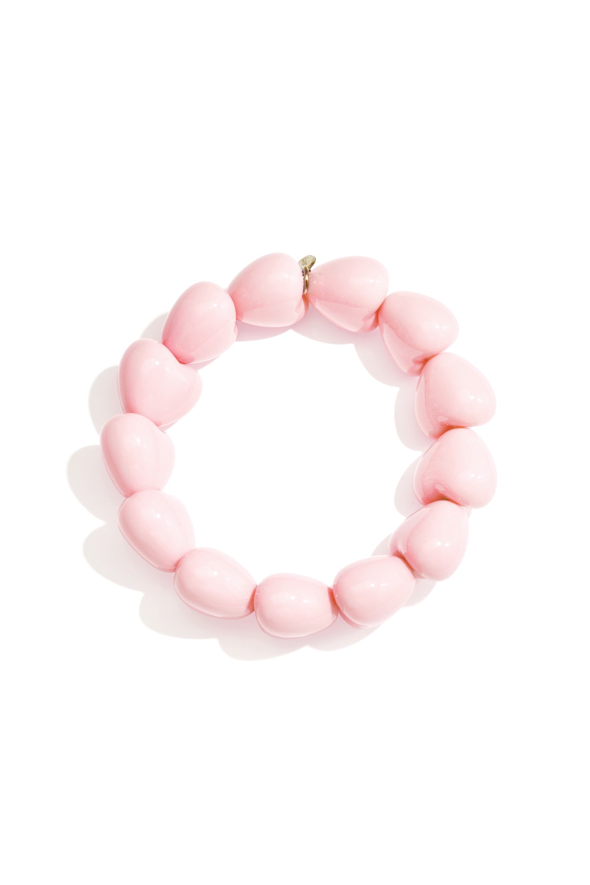 Armband mit kleinem Herz aus 13 Perlen