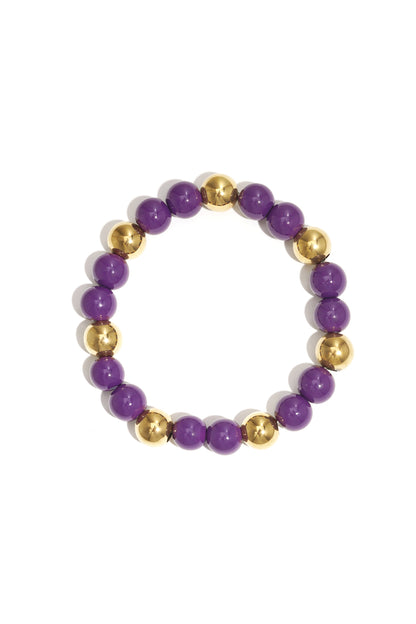 Acrylic Beaded Bracelets Beads Casual Daily Simple Series Women's jewelry-10mm