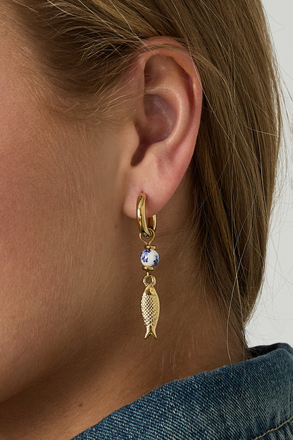 Stainless Steel Dangle Earrings fish Casual Holiday/Beach Simple Series Women's jewelry