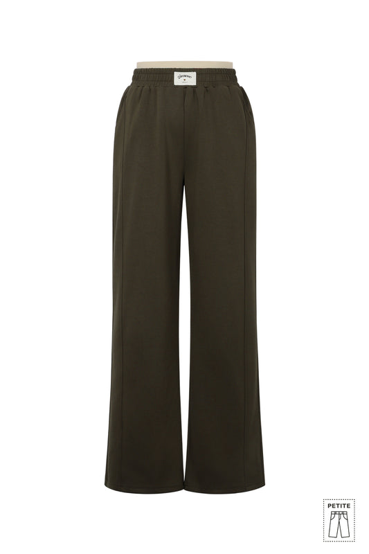 Polyester fiber (polyester) Straight pants Solid color Sporty All Fit  Clothes