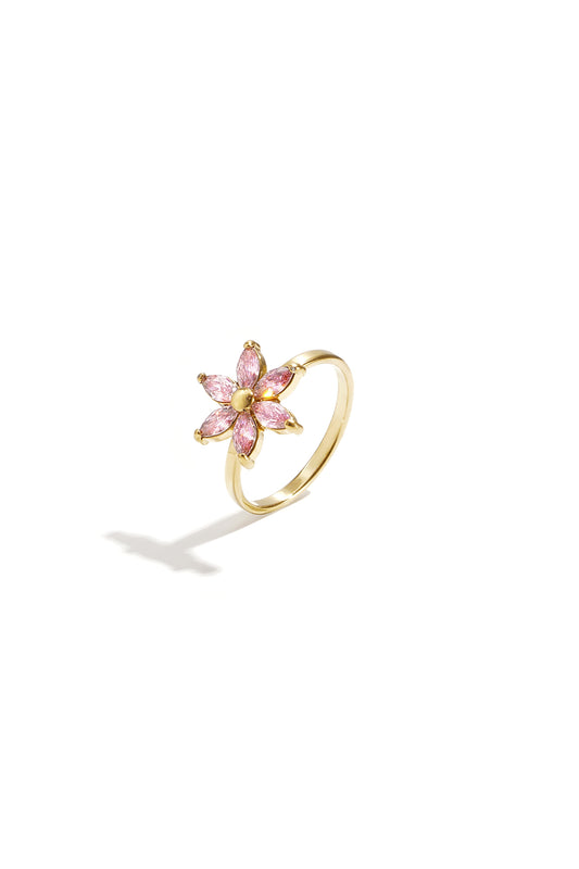 Ring mit Strassblume