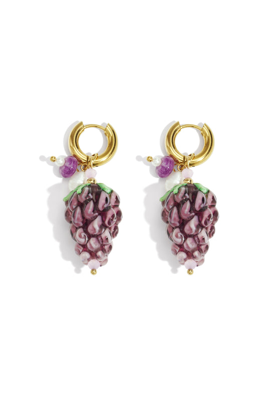 Stainless Steel Drop Earrings fruit Casual Daily Simple Series Women's jewelry