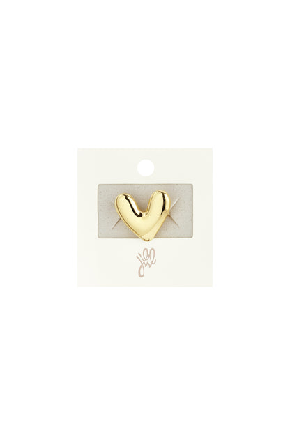 Statement ring funky heart