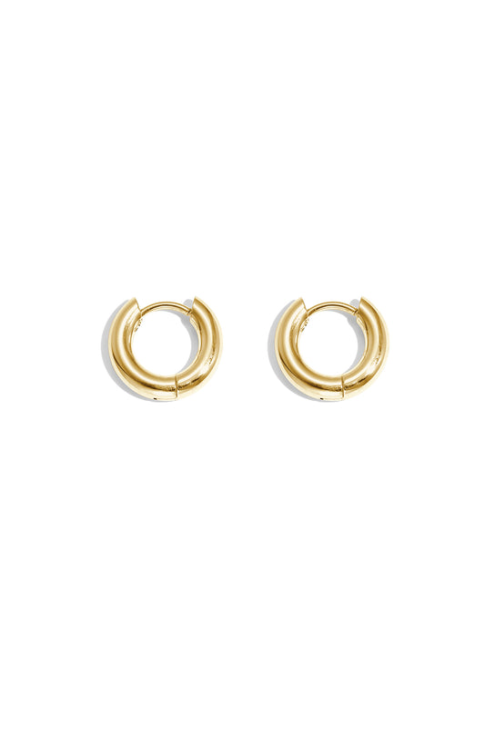 Basic hoop earrings - mini Stainless Steel