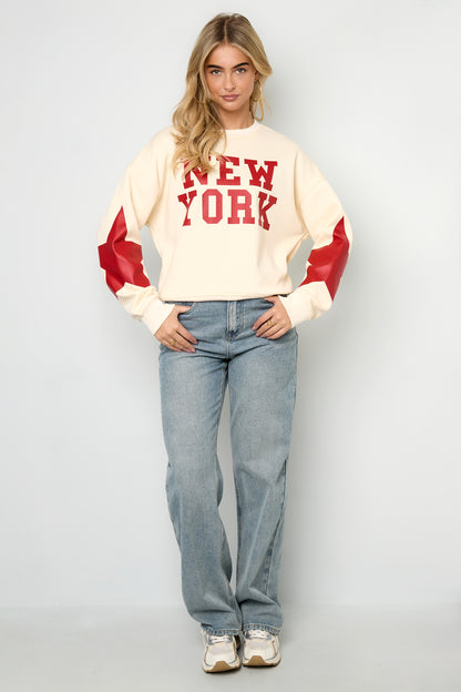 New York sweater with star