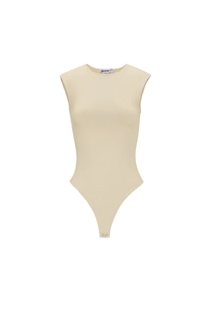 Knitted Nylon Shapewear Bodysuit Basic Solid Color Spring/Summer