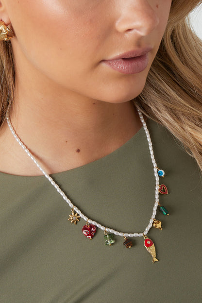 Stainless Steel Beaded Necklaces fish Casual Holiday/Beach Romantic Series Women's jewelry