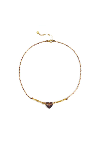 Polyester Beaded Necklaces Heart Casual Daily Simple Series Women's jewelry
