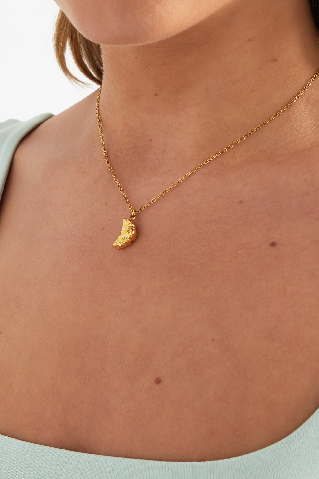 Croissant necklace